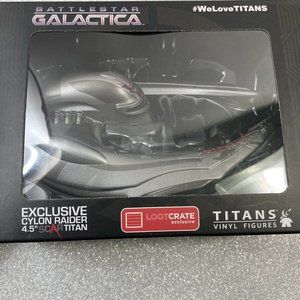 Titans - Battlestar Galactica - Cylon Raider - 4.5” Scar Titan In Original Box